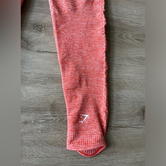 Gymshark Vital Boost Legging in Heat Red Marl SZ M - Picture 7 of 11